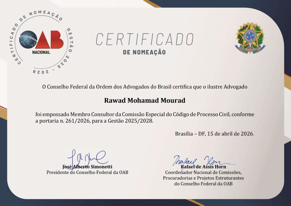 Rawad Mourad OAB Nacional